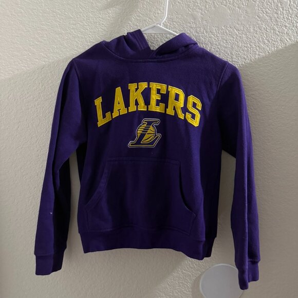 Los Angeles Lakers NBA Hoodie purple kids size M - Picture 1 of 3